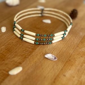 Native American styled beaded choker handmade